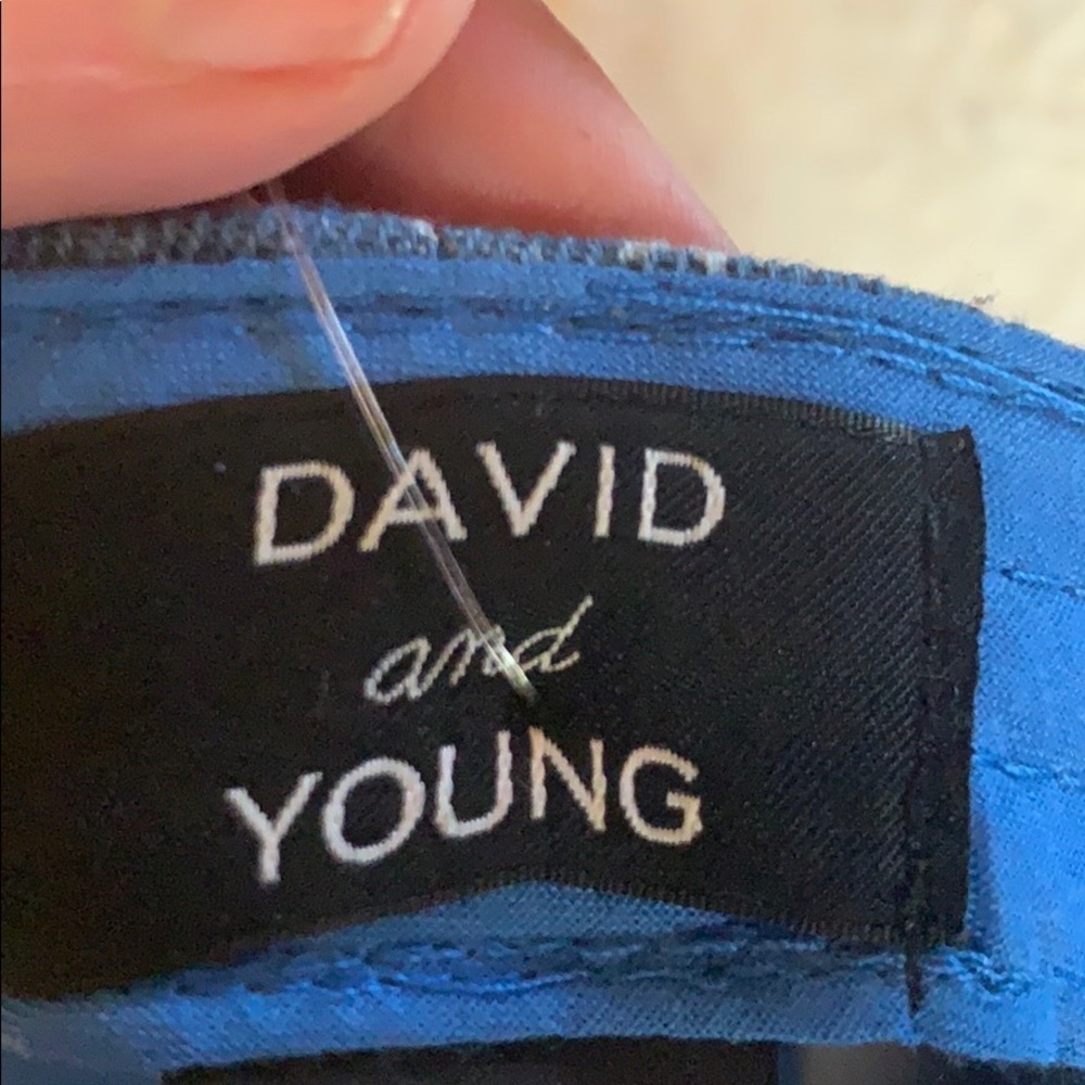 David & Young blue denim cap with stars OS / One Size New - Picture 8 of 9